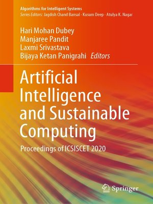 cover image of Artificial Intelligence and Sustainable Computing